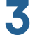 The number 3