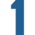 The number 1