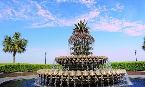 Pineapple Fountain in Charleston