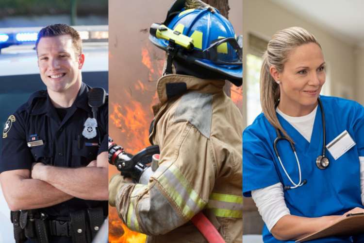 First Responders who qualify for Hero Loans